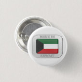 Made in Koeweit Ronde Button 3,2 Cm (Voorkant /achterkant)