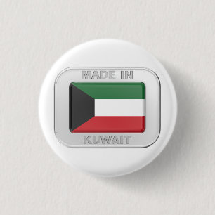 Made in Koeweit Ronde Button 3,2 Cm
