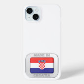 Made in Kroatië Case-Mate iPhone Case (Achterkant)