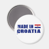 Made in Kroatië Magneet (Voorkant / Achterkant)