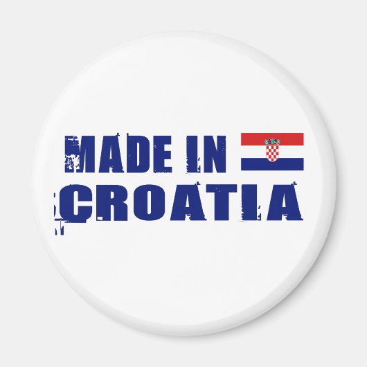 Made in Kroatië Magneet (Voorkant)