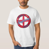 Made in Leeds England St George Flag T-shirt (Voorkant)
