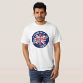 Made in Leeds England Union Jack Flag T-shirt (Voorkant volledig)