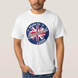 Made in Leeds England Union Jack Flag T-shirt