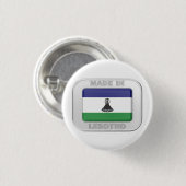 Made in Lesotho Ronde Button 3,2 Cm (Voorkant /achterkant)
