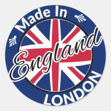 Made in London England Union Jack Flag