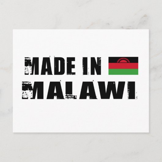 Made in Malawi Briefkaart (Voorkant)