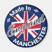 Made in Manchester England Union Jack Flag Magneet (Voorkant)