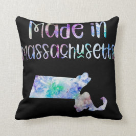 Made in Massachusetts MA staat Iridescent Pearl Kussen