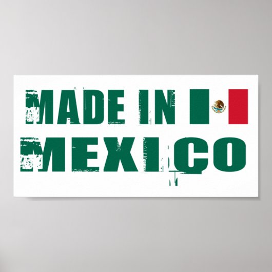 Made in Mexico Poster (Voorkant)