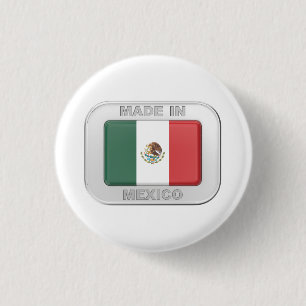 Made in Mexico Ronde Button 3,2 Cm