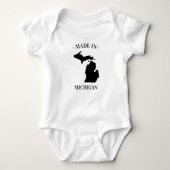 Made in Michigan MI Baby Bodysuit (Voorkant)