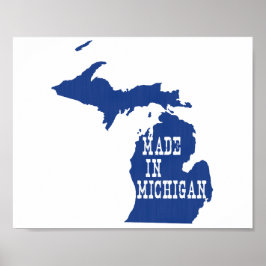Made in Michigan Poster