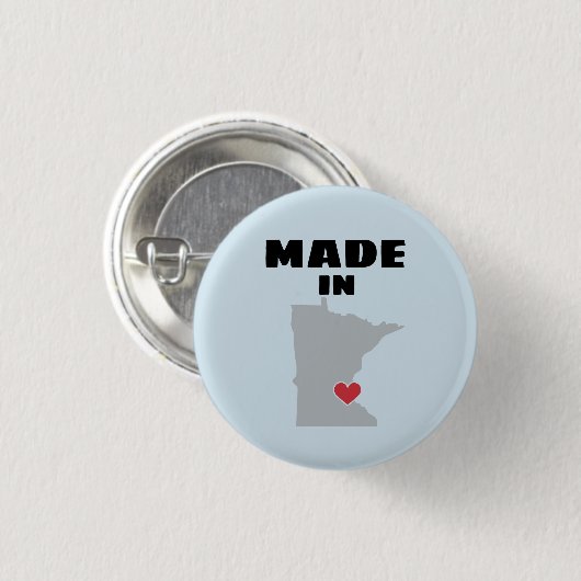 Made in Minnesota Button (Voorkant /achterkant)