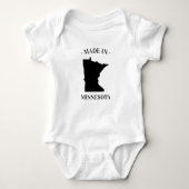 Made in Minnesota MN Baby Bodysuit (Voorkant)