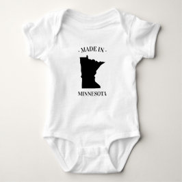 Made in Minnesota MN Baby Bodysuit