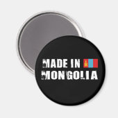 Made in Mongolië Magneet (Voorkant / Achterkant)