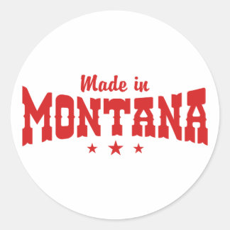Made in Montana Ronde Sticker