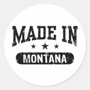 Made in Montana Ronde Sticker