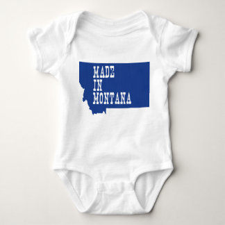 Made in Montana Shaped Baby Montanan Big Sky Romper