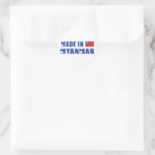 Made in Myanmar Ronde Sticker (Tas)