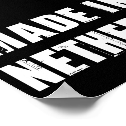 Made in Nederland Poster (Hoek)