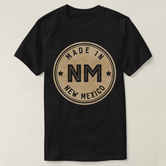 Made in New Mexico NM State USA T-shirt (Design voorkant)
