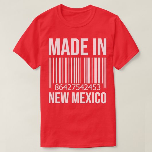 Made in New Mexico T-shirt (Design voorkant)