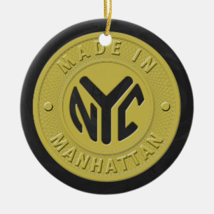 Made in New York Manhattan Keramisch Ornament