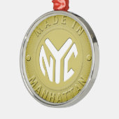 Made in New York Manhattan Metalen Ornament (Links)