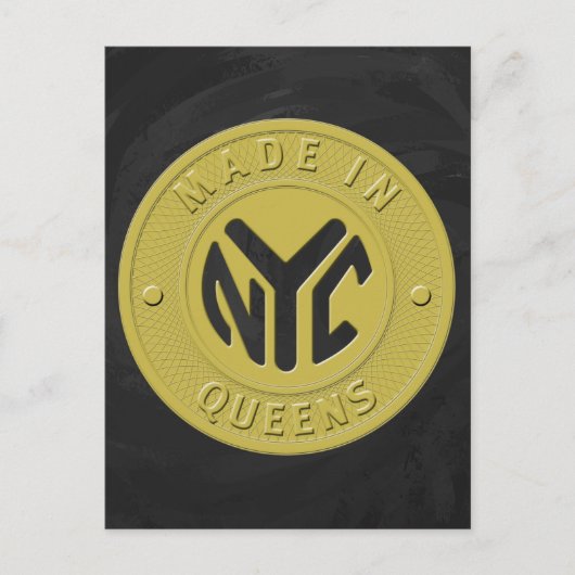 Made in New York Queens Briefkaart (Voorkant)