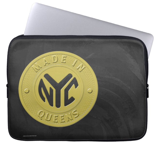 Made in New York Queens Laptop Sleeve (Voorkant)