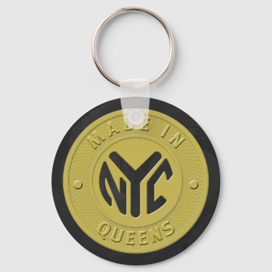 Made in New York Queens Sleutelhanger (Voorkant)