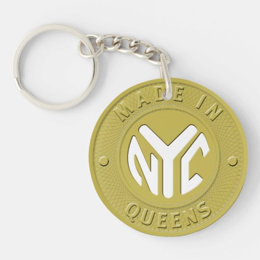 Made in New York Queens Sleutelhanger (Voorkant)