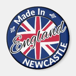 Made in Newcastle England Union Jack Flag Magneet