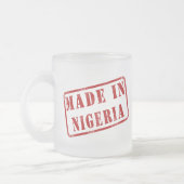 Made in Nigeria Matglas Koffiemok (Links)