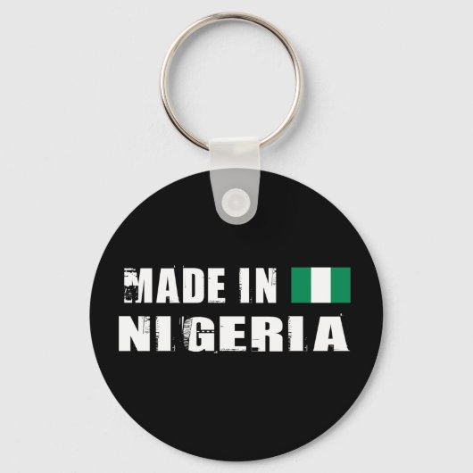 Made in Nigeria Sleutelhanger (Voorkant)