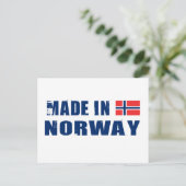 Made in Noorwegen Briefkaart (Staand voorkant)