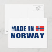 Made in Noorwegen Briefkaart (Voorkant / Achterkant)