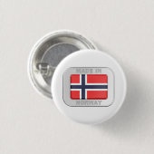 Made in Noorwegen Ronde Button 3,2 Cm (Voorkant /achterkant)