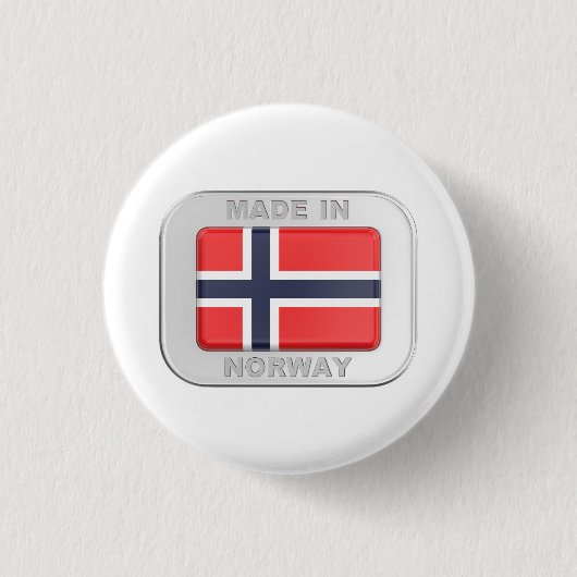 Made in Noorwegen Ronde Button 3,2 Cm (Voorkant)