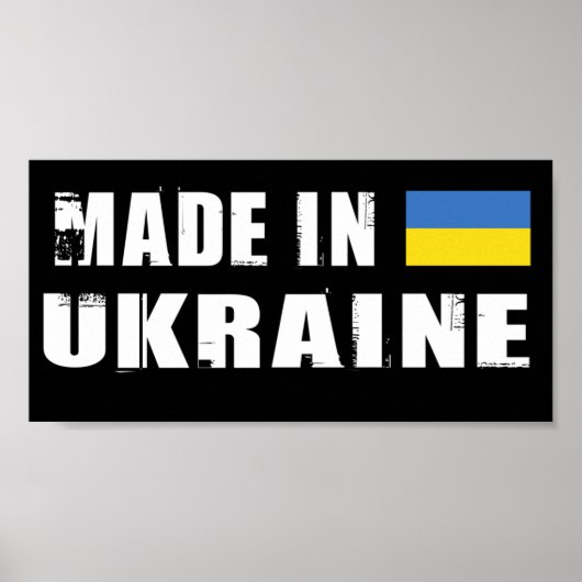 Made in Oekraïne Poster (Voorkant)