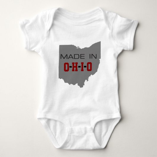 "Made in Ohio" BABY BODYSUIT (Voorkant)