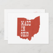 Made in Ohio Briefkaart (Voorkant / Achterkant)