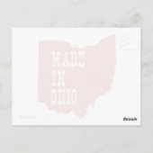 Made in Ohio Briefkaart (Achterkant)