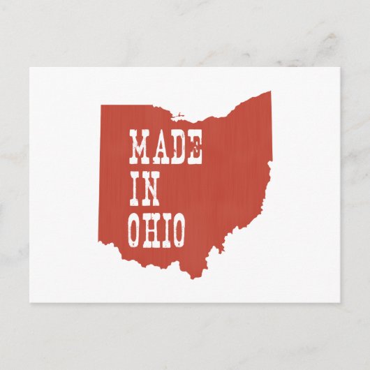 Made in Ohio Briefkaart (Voorkant)