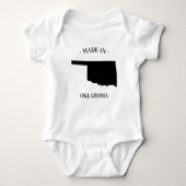 Made in Oklahoma OK Baby Bodysuit (Voorkant)