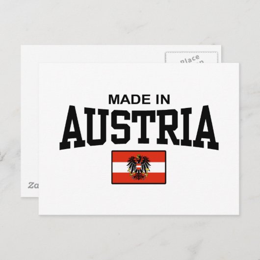 Made in Oostenrijk Briefkaart (Voorkant / Achterkant)