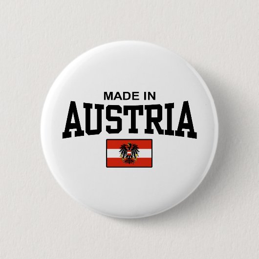 Made in Oostenrijk Ronde Button 5,7 Cm (Voorkant)