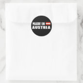 Made in Oostenrijk Ronde Sticker (Tas)